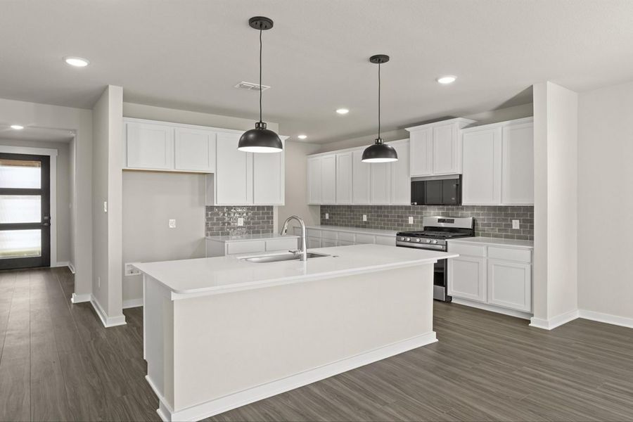 Representative furnished interior of a home built from the Sequoia II Katy Lakes 50s by Brohn Homes in Katy Lakes, Katy (Image 7).