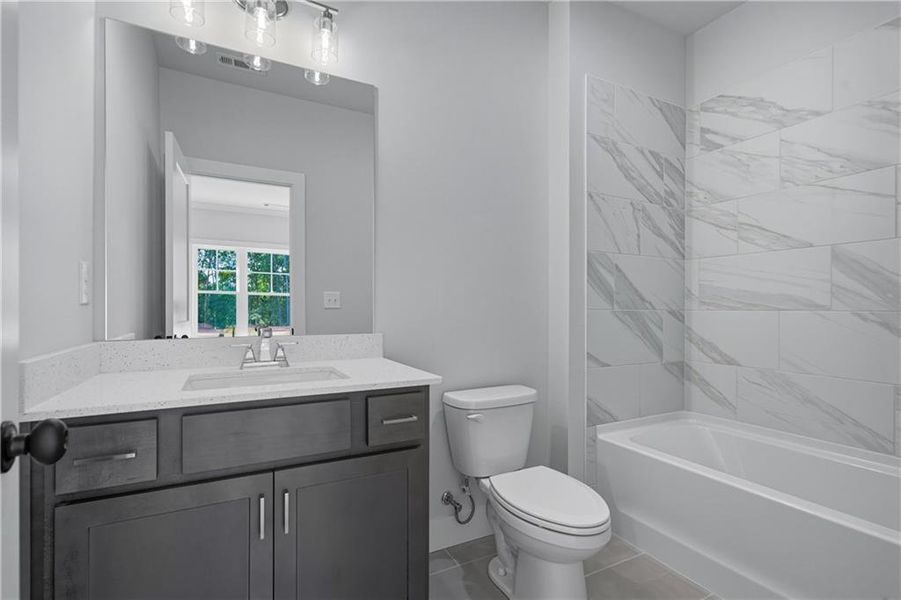 Furnished interior view inside a new home in , Canton (Image 7).