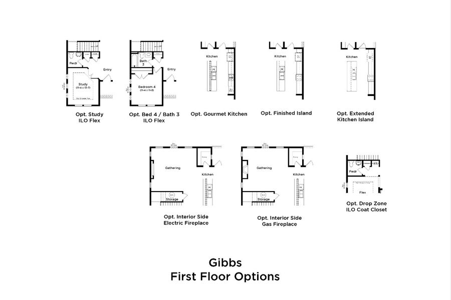 2D floor plan layout for the Gibbs by DRB Homes in Riley Farms, Rockvale, TN (Image 5). 2D floor plan layout for the Gibbs by DRB Homes in Riley Farms, Rockvale, TN (Image 5).