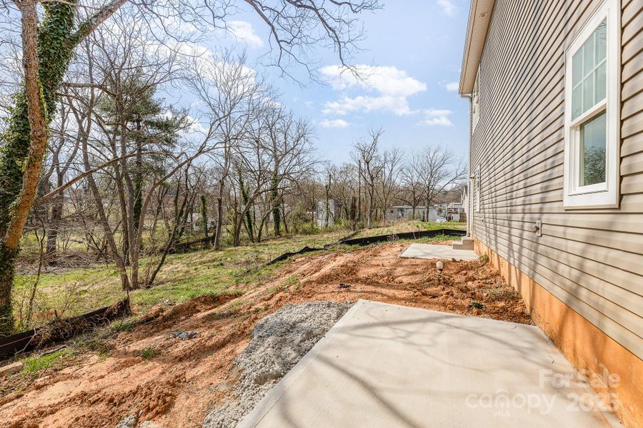 Exterior details and patio area of a home in , Statesville (Image 3).