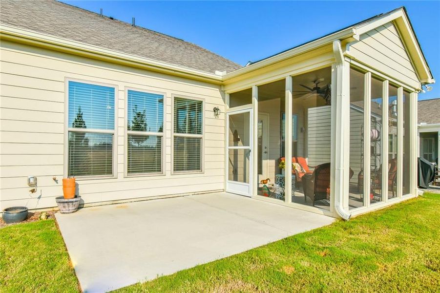 Front exterior of a new home in , Hoschton, GA, highlighting curb appeal (Image 22).