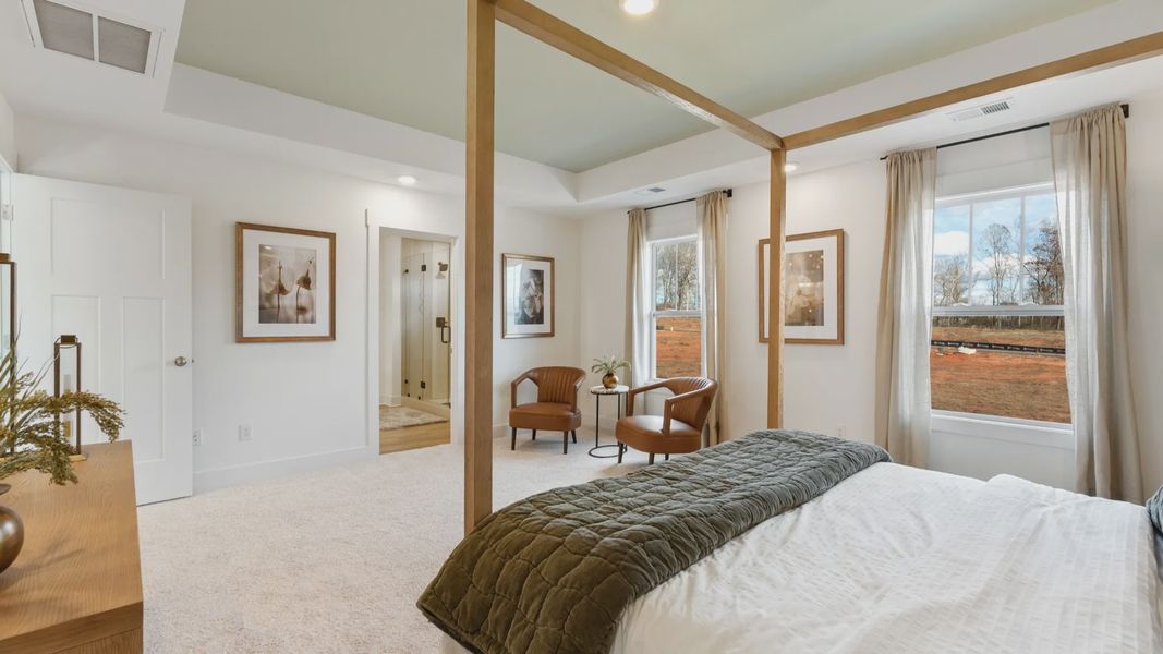 Furnished interior view inside a new home in Fox Hollow, Spartanburg (Image 17). Furnished interior view inside a new home in Fox Hollow, Spartanburg (Image 17).