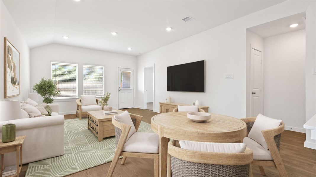 Furnished interior view inside a new home in Holly Ridge, Rosenberg (Image 4).