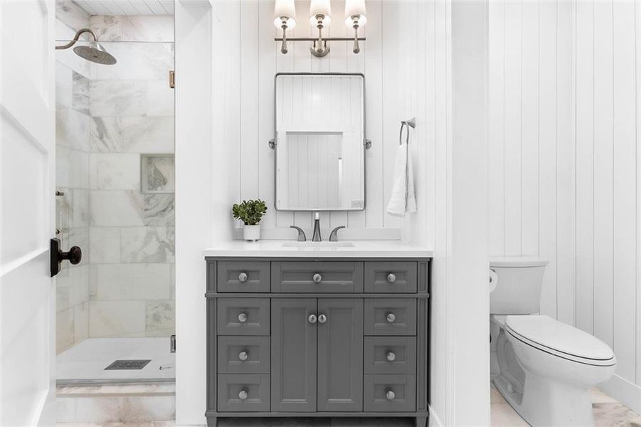 Furnished interior view inside a new home in , Canton (Image 36).