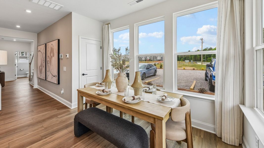 The Rochester Plan by DRB Homes in Odell Park, Charlotte NC - Cafe