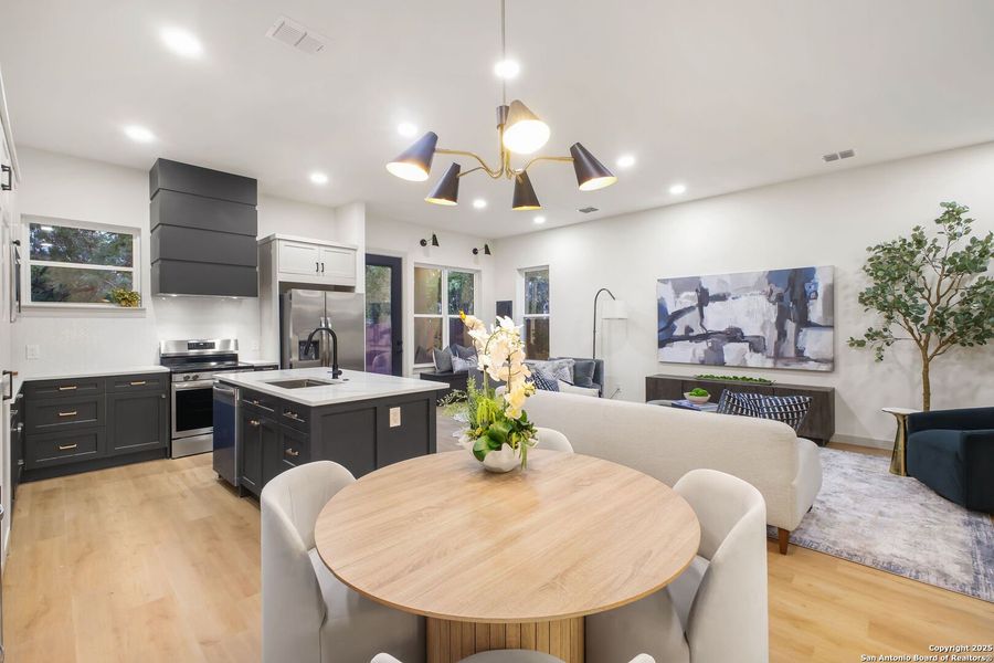 Furnished interior view inside a new home in , San Antonio (Image 11).
