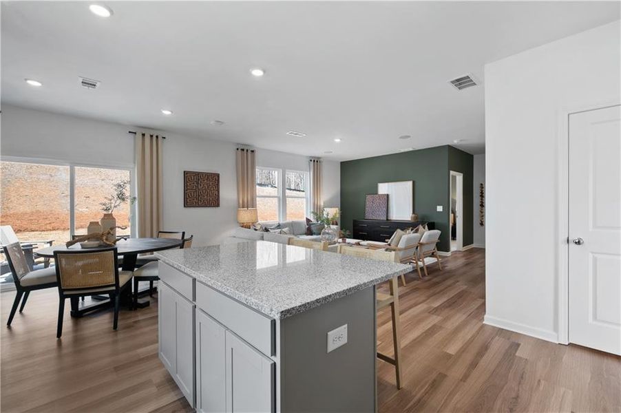 Furnished interior view inside a new home in Avery Ridge, Gainesville (Image 5).
