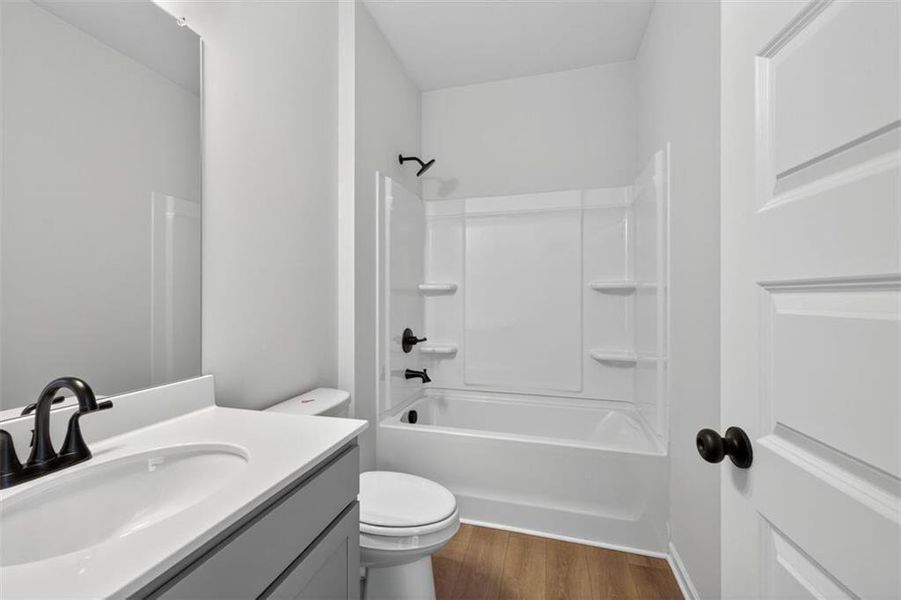Furnished interior view inside a new home in Allen Manor, Hoschton (Image 24).