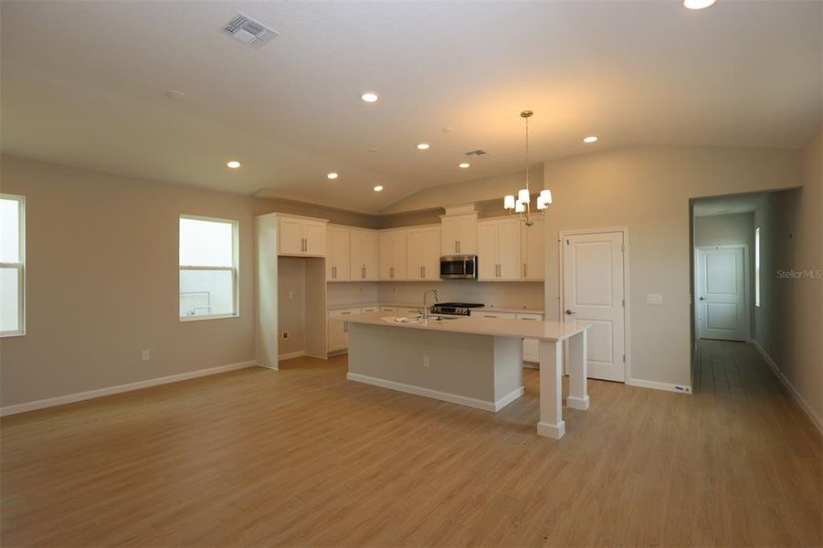 Furnished interior view inside a new home in Center Lake on the Park, St. Cloud (Image 26).