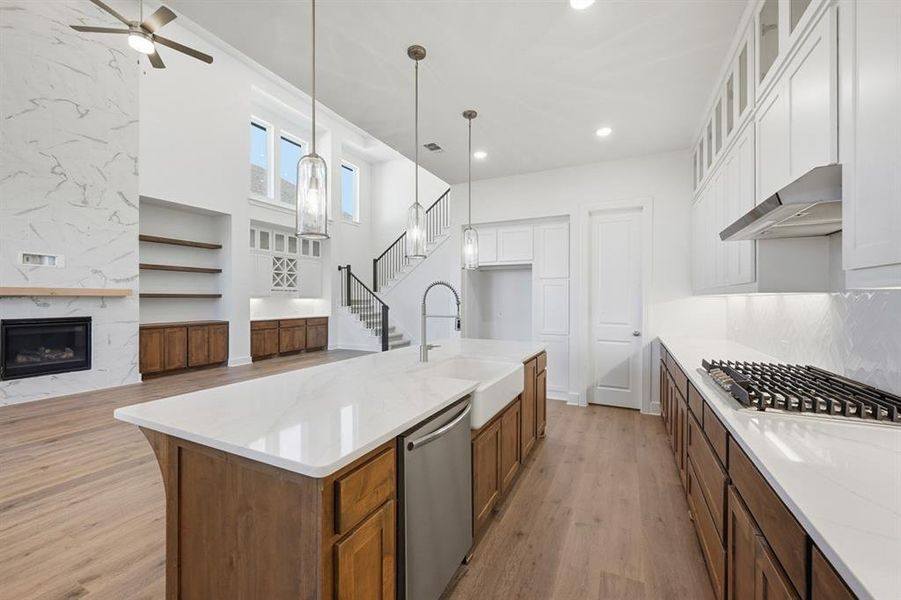 Furnished interior view inside a new home in Mantua Point: 55ft. lots, Van Alstyne (Image 4).