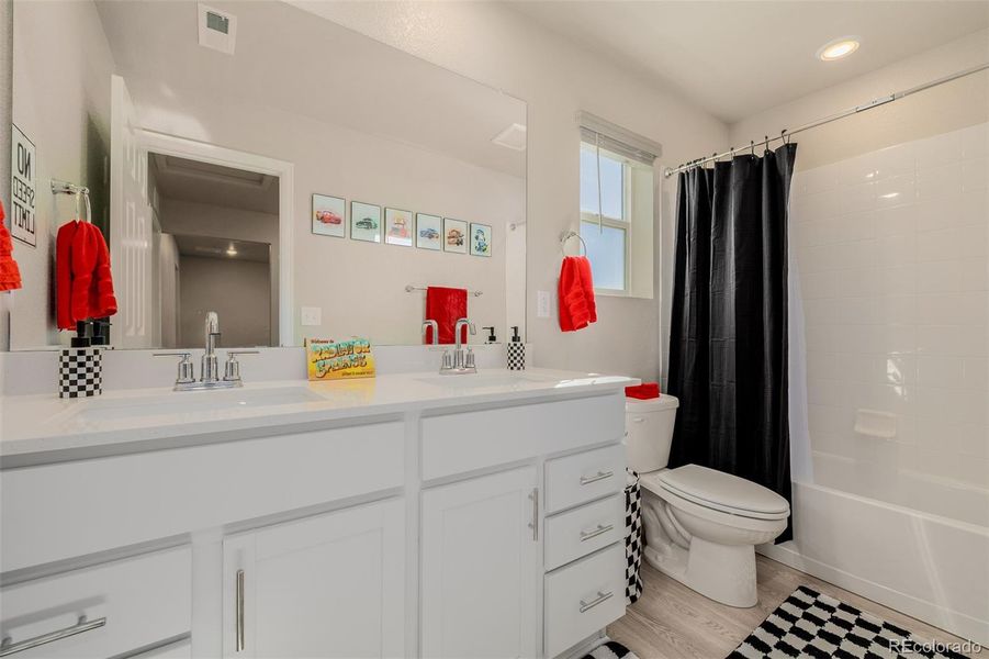 Furnished interior view inside a new home in , Peyton (Image 30).