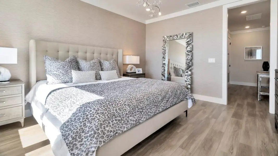 Furnished interior view inside a new home in Lagoon Residences at Epperson, Wesley Chapel (Image 17). Furnished interior view inside a new home in Lagoon Residences at Epperson, Wesley Chapel (Image 17).
