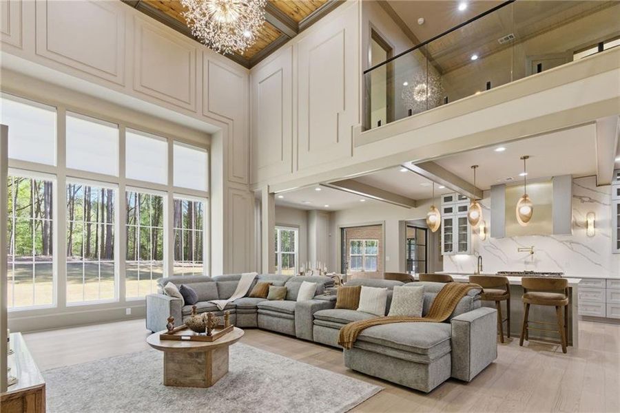 Furnished interior view inside a new home in , Tyrone (Image 75).