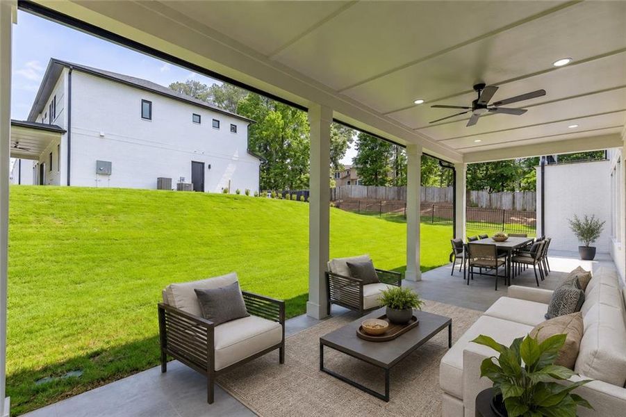 Exterior details and patio area of a home in , Lawrenceville (Image 3).