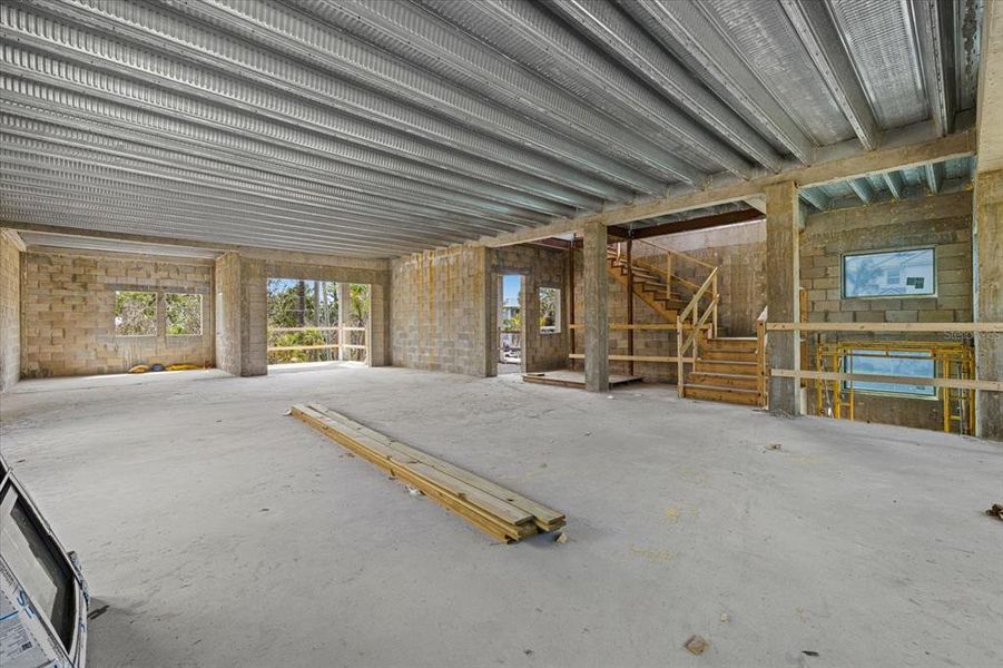 In-progress construction of a new home in , Sarasota, FL (Image 23).