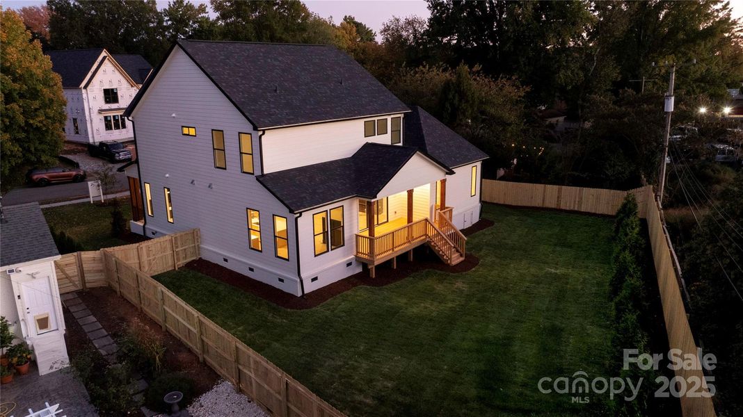 Exterior details and patio area of a home in , Charlotte (Image 4). Exterior details and patio area of a home in , Charlotte (Image 4).