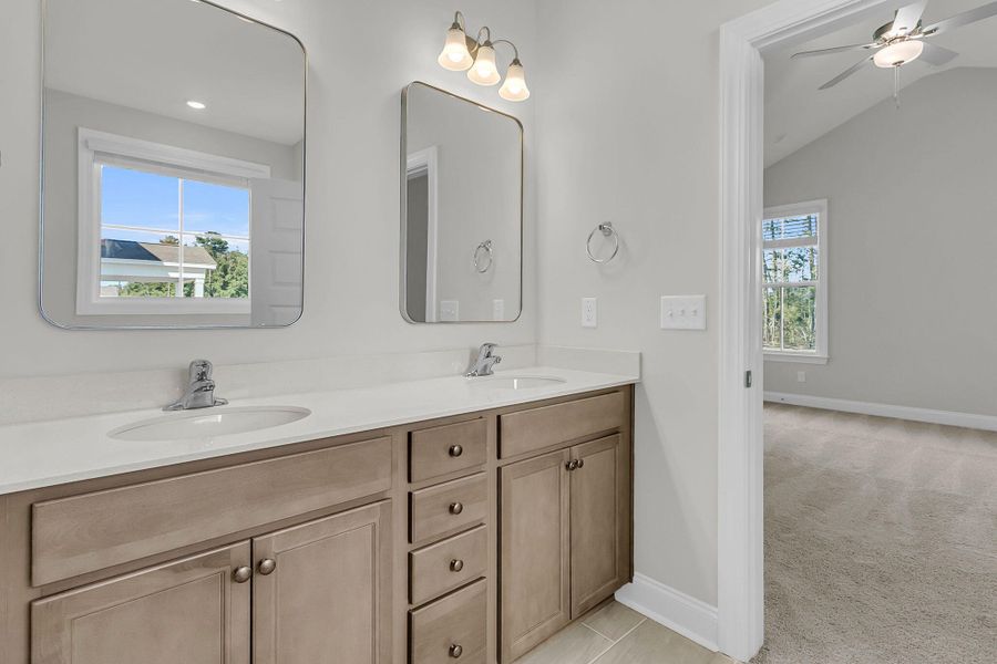 Furnished interior view inside a new home in Tidewater at Lakes of Cane Bay, Summerville (Image 5). Furnished interior view inside a new home in Tidewater at Lakes of Cane Bay, Summerville (Image 5).