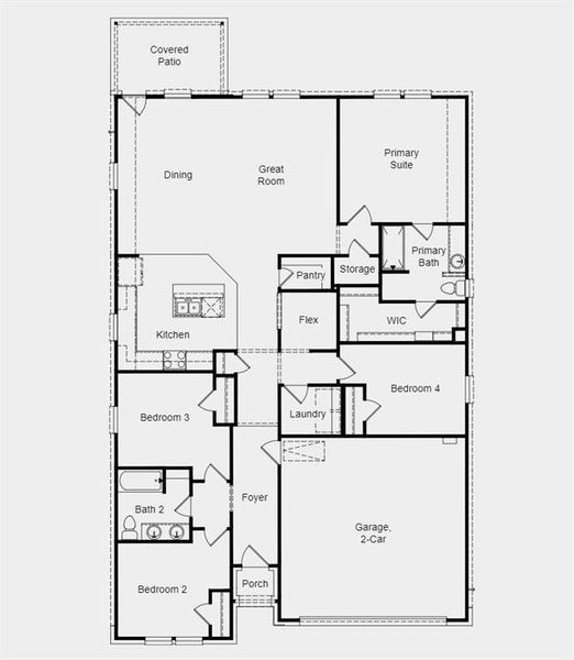 Structural options added include: covered outdoor living.