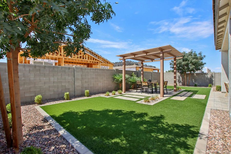 Back exterior elevation