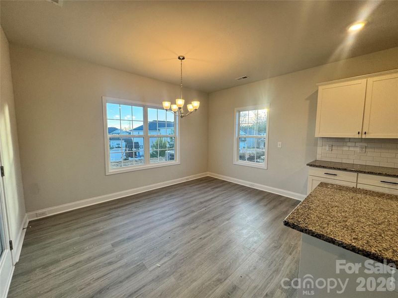 Dining area Representative Photo