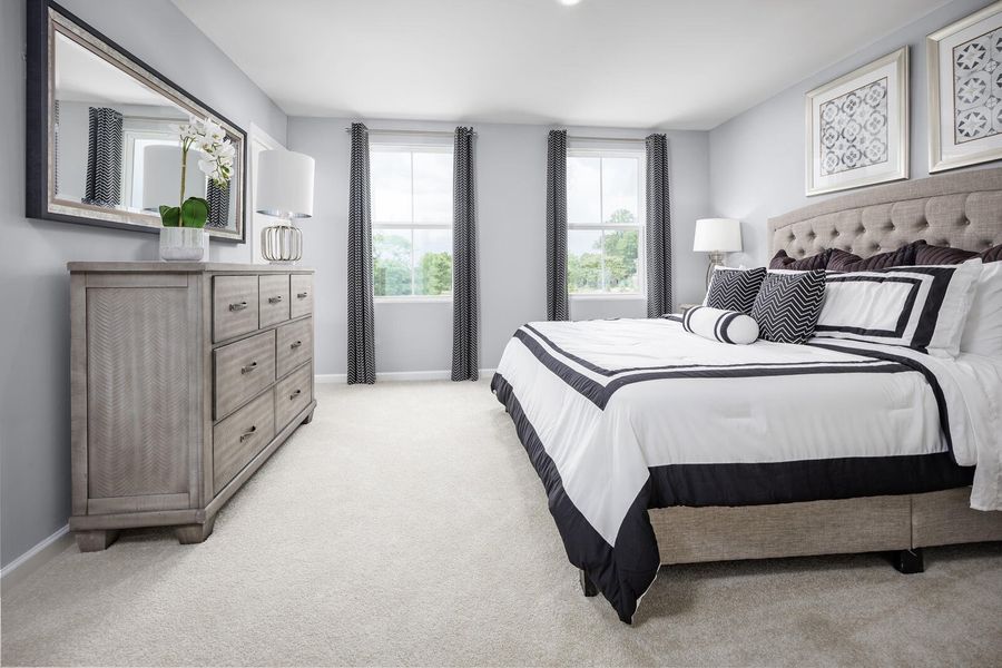 Furnished interior view inside a new home in Somerset, Santee (Image 7).