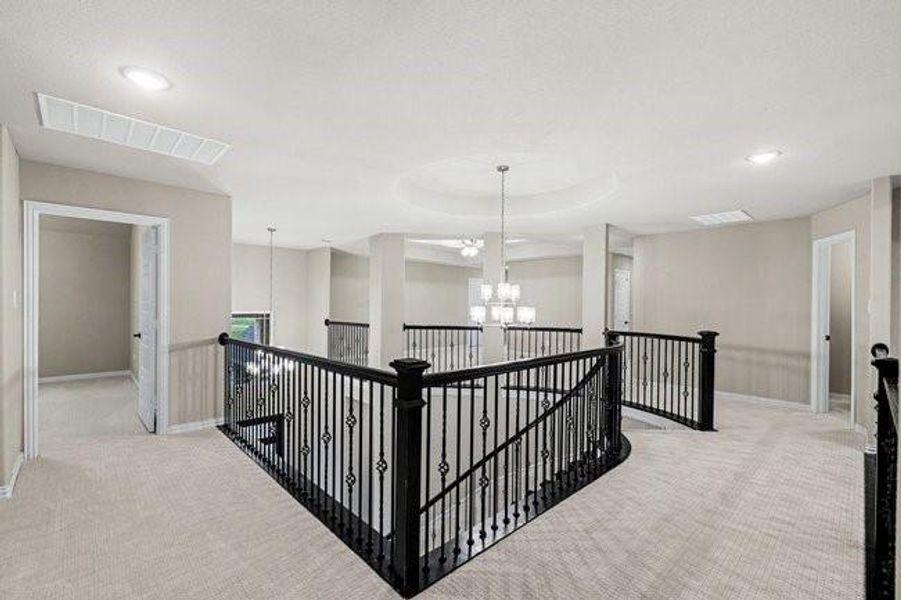 Furnished interior view inside a new home in , Prosper (Image 9).