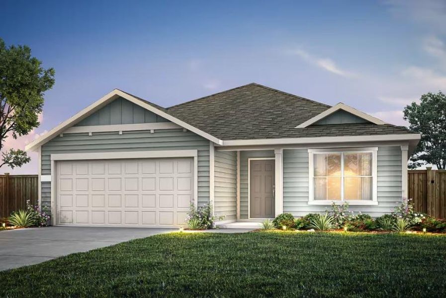 Centex Homes, Morgan elevation HC102, rendering