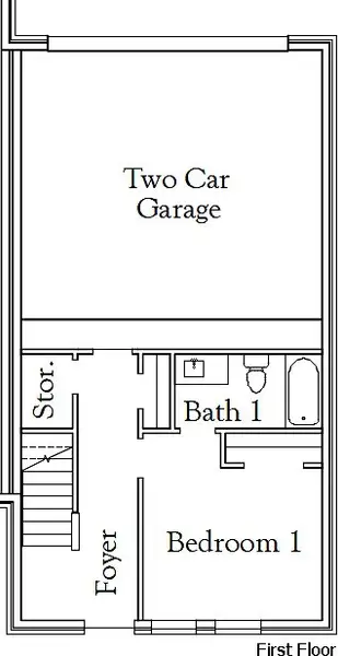2D floor plan layout for the The Wild Card by Coventry Homes in Townhomes at Ballpark, Arlington, TX (Image 1). 2D floor plan layout for the The Wild Card by Coventry Homes in Townhomes at Ballpark, Arlington, TX (Image 1).