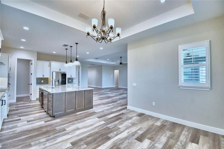 Dining Room - looking into kitchen- Open Floor Plan