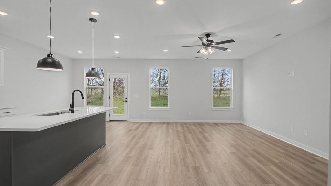 Furnished interior view inside a new home in Cottages of Bearwood, Mount Pleasant (Image 10).