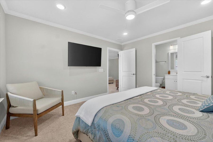 Furnished interior view inside a new home in , Johns Island (Image 40). Furnished interior view inside a new home in , Johns Island (Image 40).