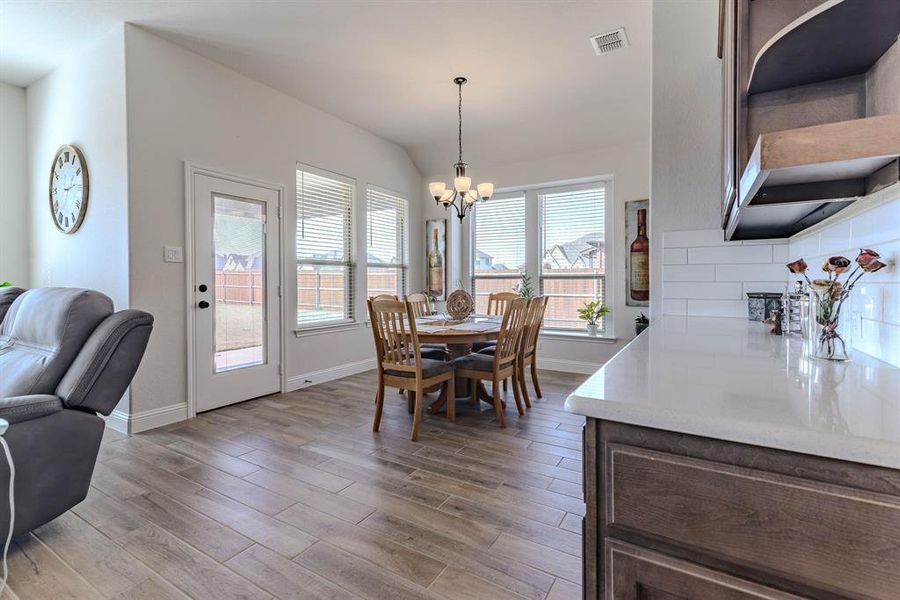 Furnished interior view inside a new home in Coyote Crossing, Godley (Image 34).