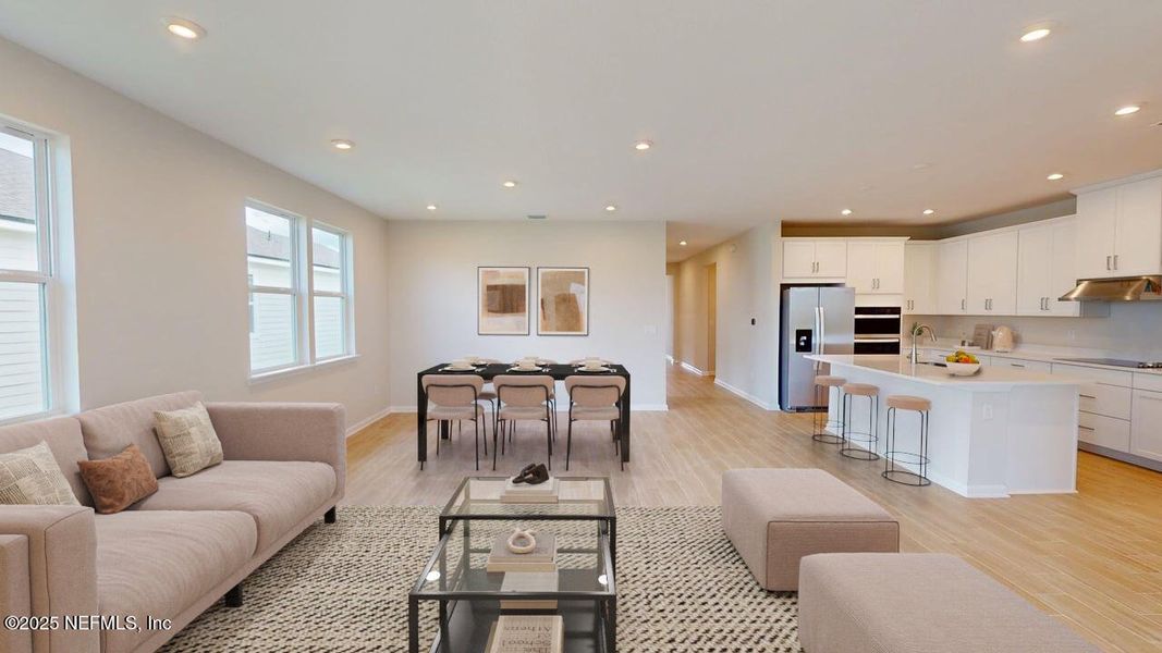 Furnished interior view inside a new home in Lakes at Bella Lago, Green Cove Springs (Image 8).