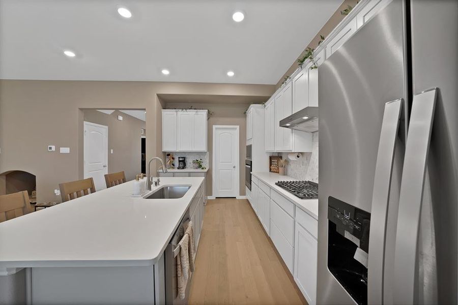 Furnished interior view inside a new home in , Princeton (Image 8).