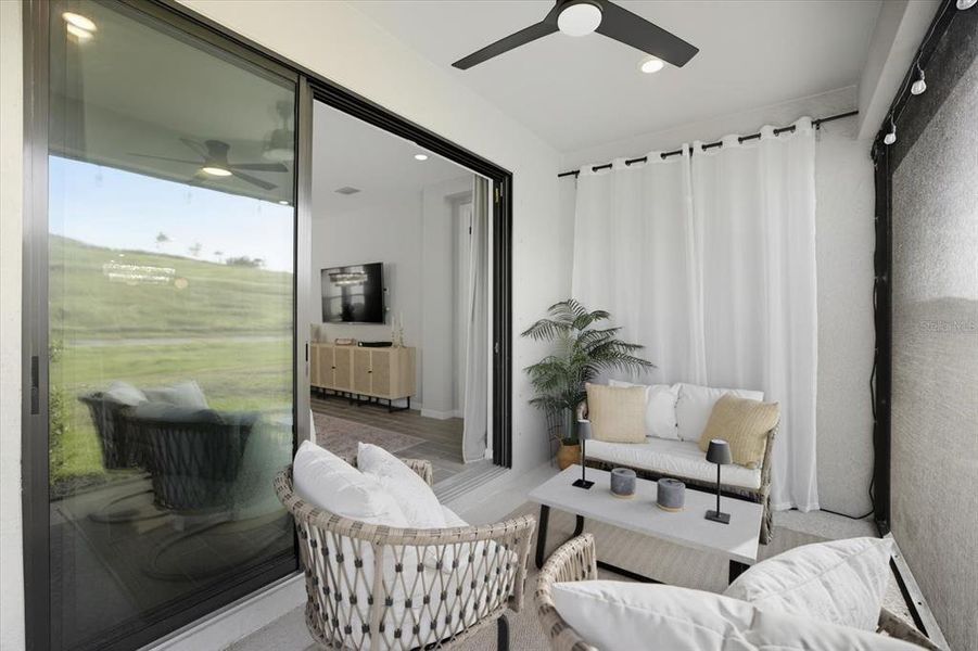 Furnished interior view inside a new home in , Bradenton (Image 9). Furnished interior view inside a new home in , Bradenton (Image 9).