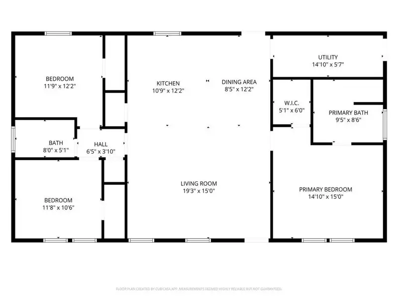 2D floor plan layout of this home in , Bremen, GA (Image 3).