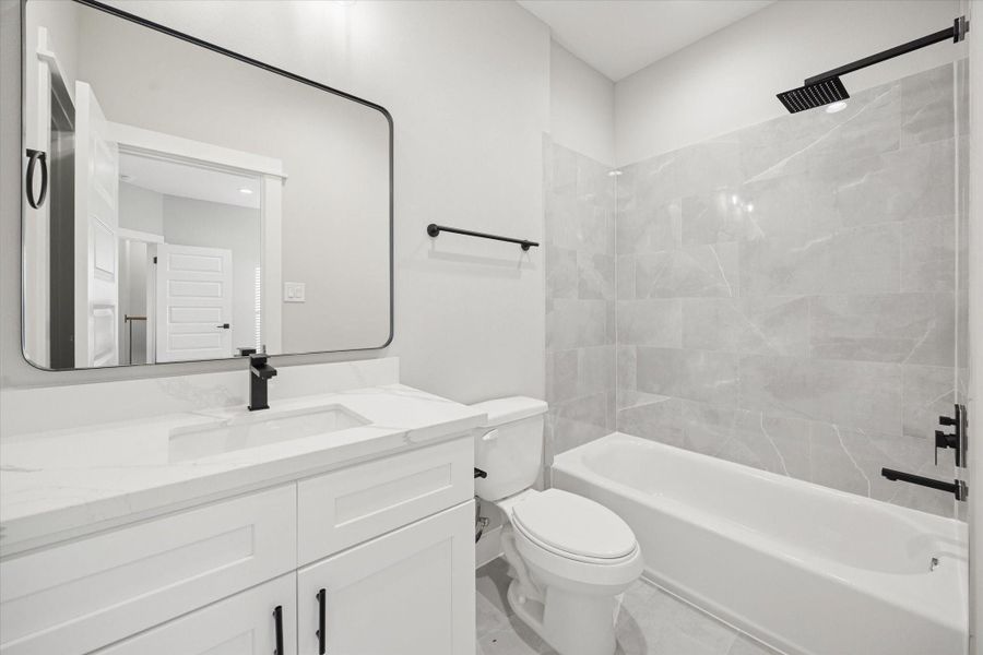 Furnished interior view inside a new home in , Houston (Image 28).