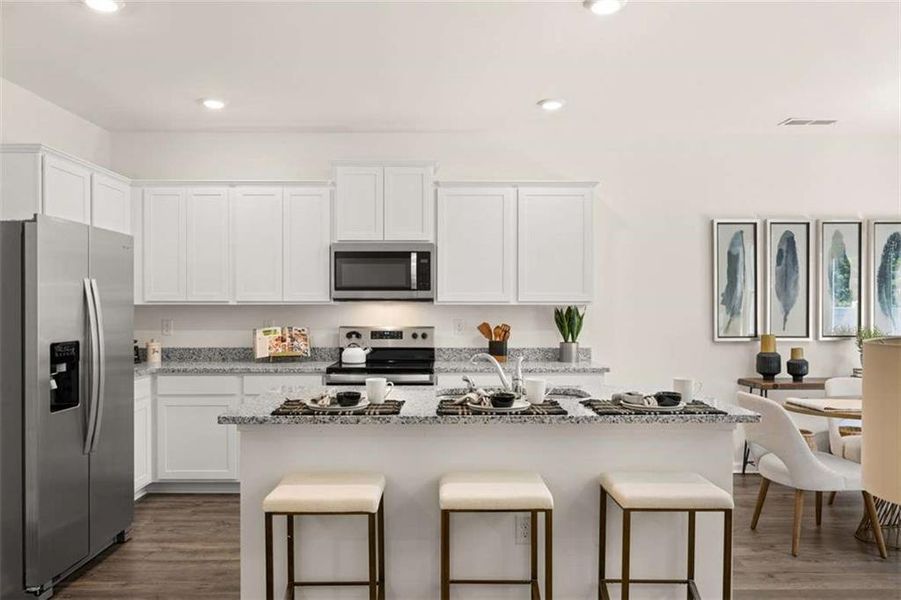 Furnished interior view inside a new home in Inverness at Sugarloaf, Lawrenceville (Image 15).