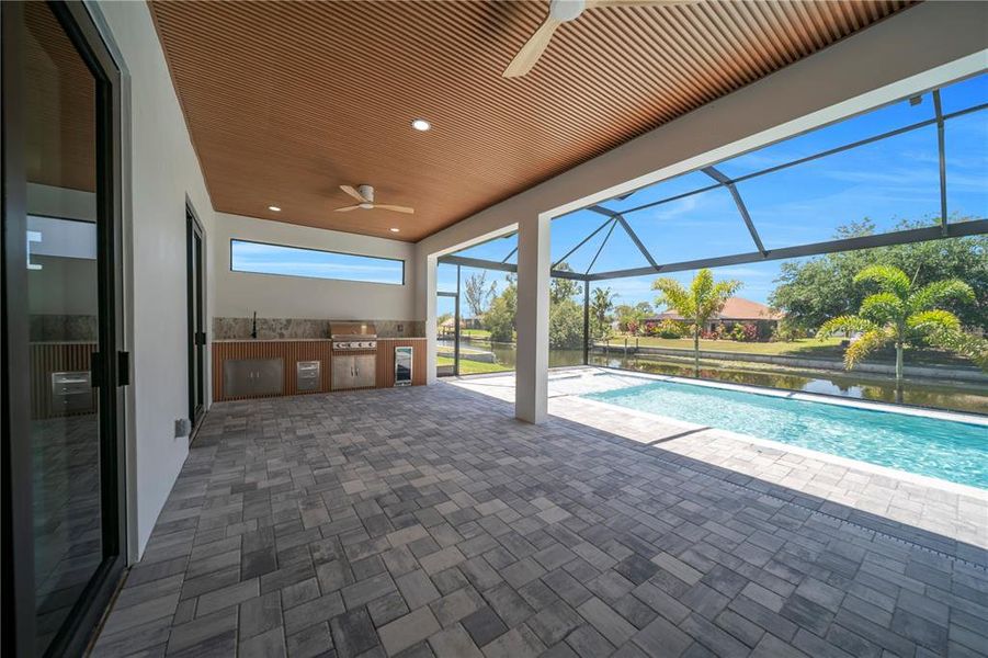Exterior details and patio area of a home in , Cape Coral (Image 39).