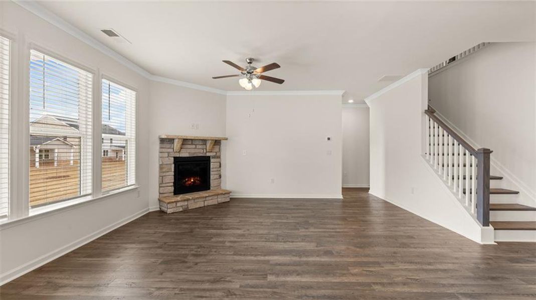 Spacious, unfurnished interior of a new home in Westland, Bogart (Image 10).