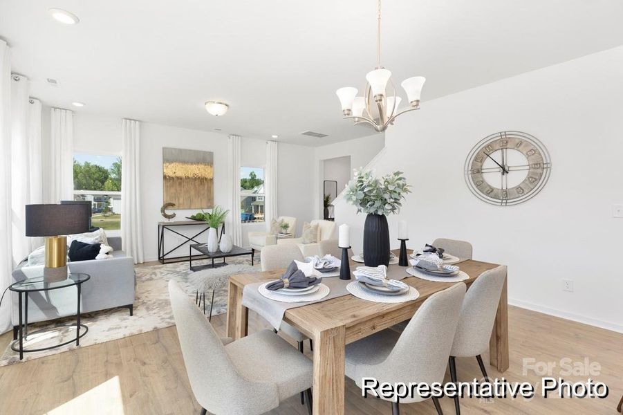 Furnished interior view inside a new home in Eagles Crest, Pageland (Image 3). Furnished interior view inside a new home in Eagles Crest, Pageland (Image 3).