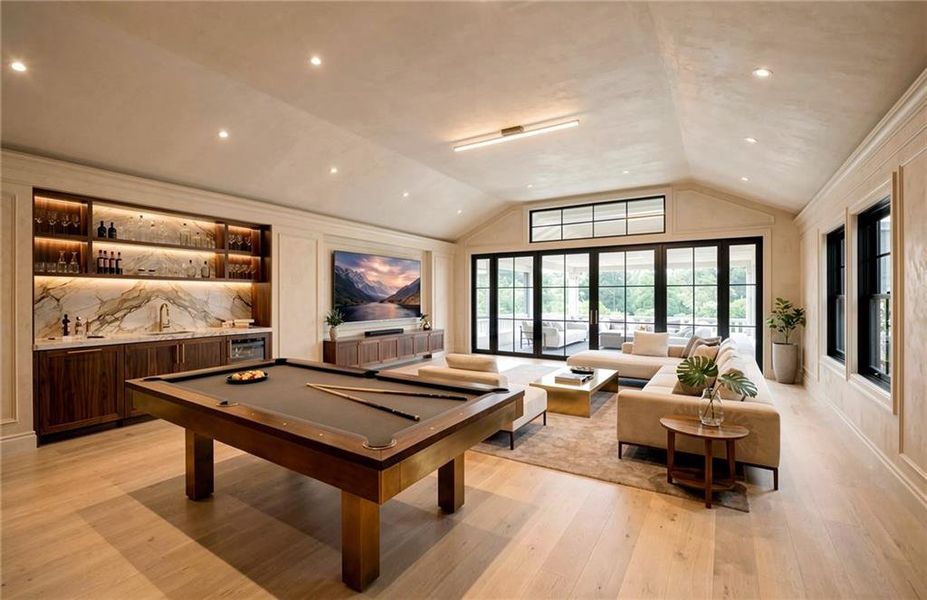 Furnished interior view inside a new home in , Fairburn (Image 4).