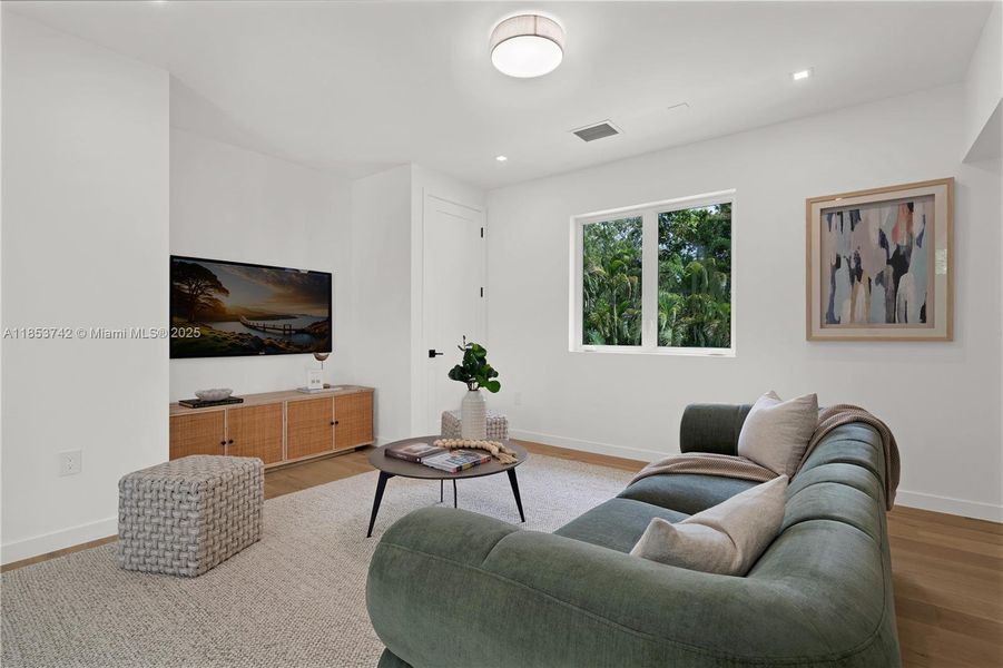 Furnished interior view inside a new home in , South Miami (Image 14). Furnished interior view inside a new home in , South Miami (Image 14).