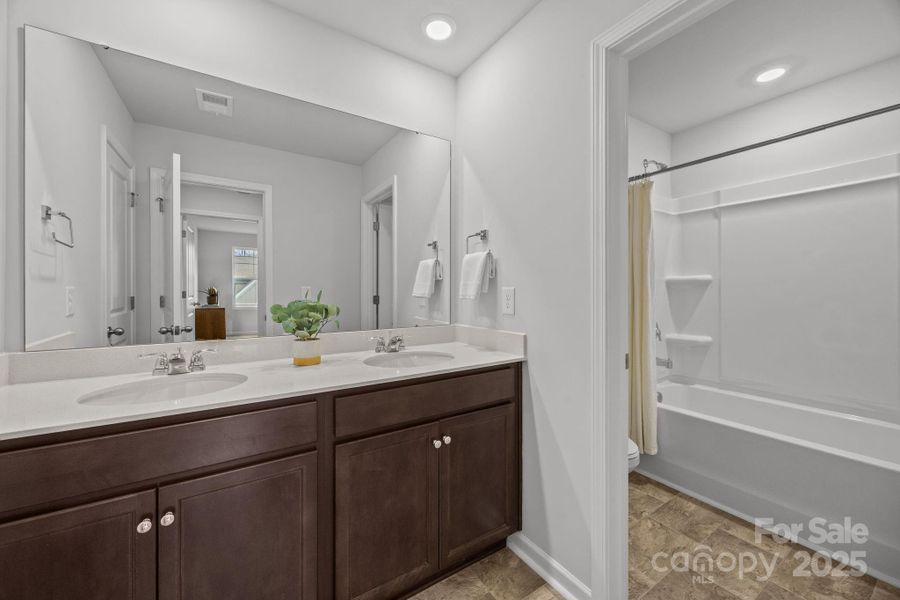 Furnished interior view inside a new home in McFarland Estates, York (Image 19).