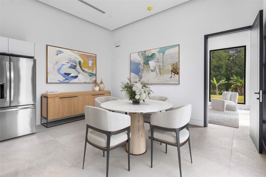 Furnished interior view inside a new home in , Parkland (Image 13).