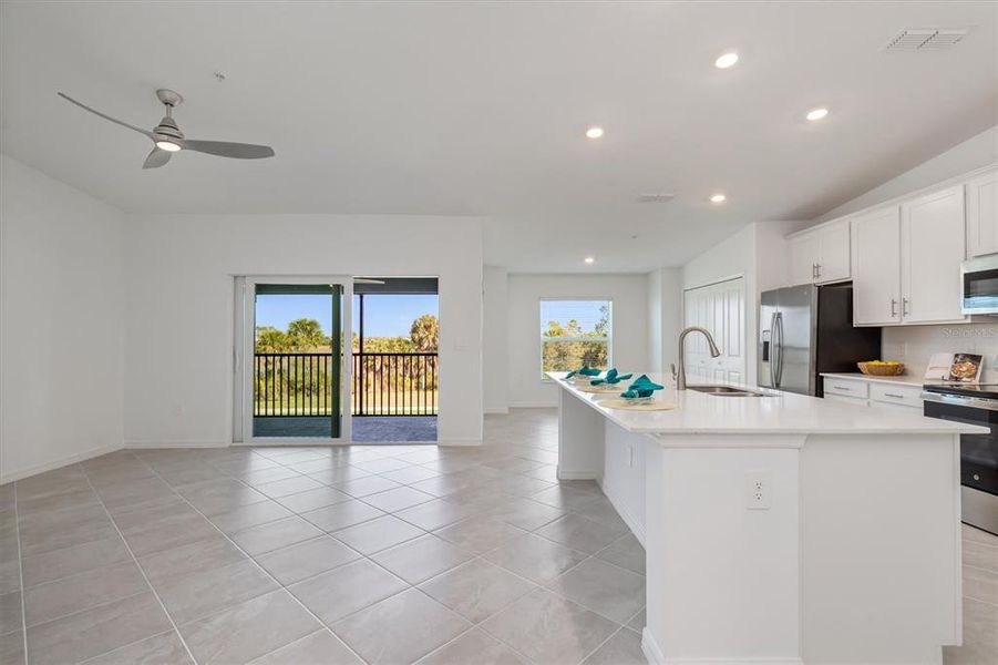 Furnished interior view inside a new home in , Venice (Image 8).