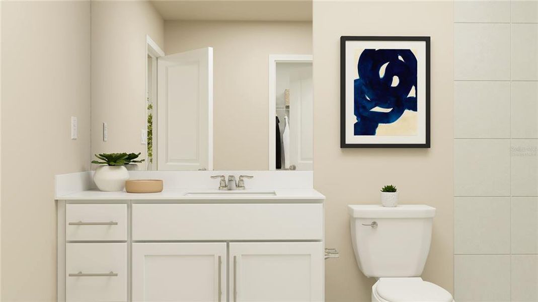 Furnished interior view inside a new home in Ranches at Lake Mcleod, Eagle Lake (Image 9).