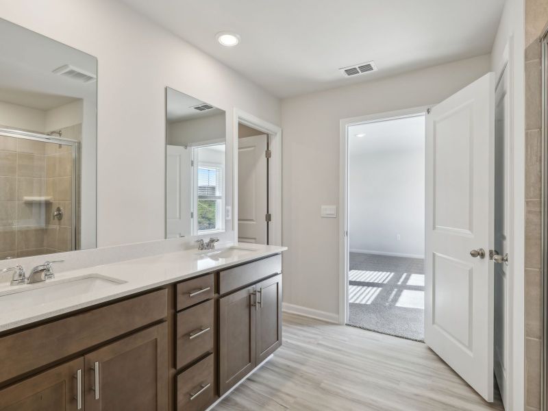 Furnished interior view inside a new home in Northwoods at Mirror Lake, Villa Rica (Image 8).