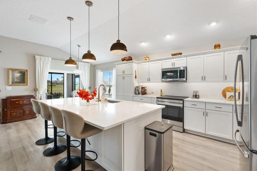 Furnished interior view inside a new home in , The Villages (Image 11).