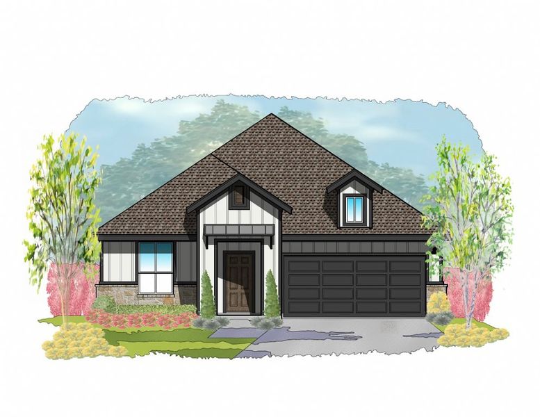 Representative exterior photo of a completed home built from the Wingate by Steve Klein Custom Builder in TerraVista, Victoria, TX (Image 6). Representative exterior photo of a completed home built from the Wingate by Steve Klein Custom Builder in TerraVista, Victoria, TX (Image 6).